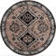 Tapis brun / noir Jaclyn Southwestern-1184944905