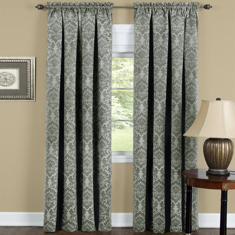 Blackout Curtain Single Panel, Sage, 52" x 84"