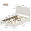Base de lit plateforme tapissier Teddy-1172352724