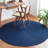 Braided Hand Woven Performance Solid Color Rug-1739746194