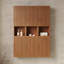 Armoire murale de salle de bain avec portes pour salle de bain, salon et buanderie