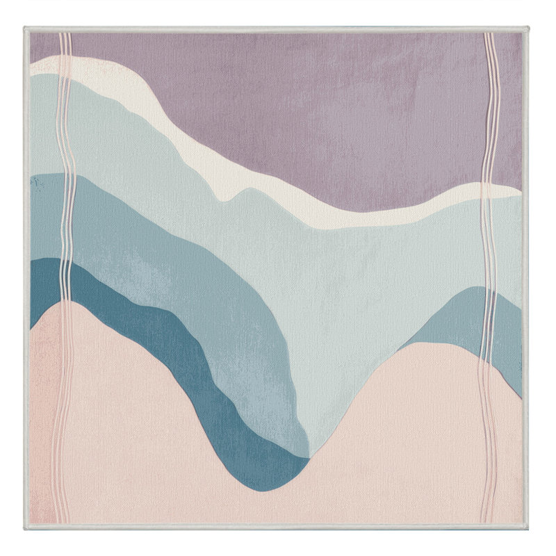 Crystal Waters Rug, Square 5'