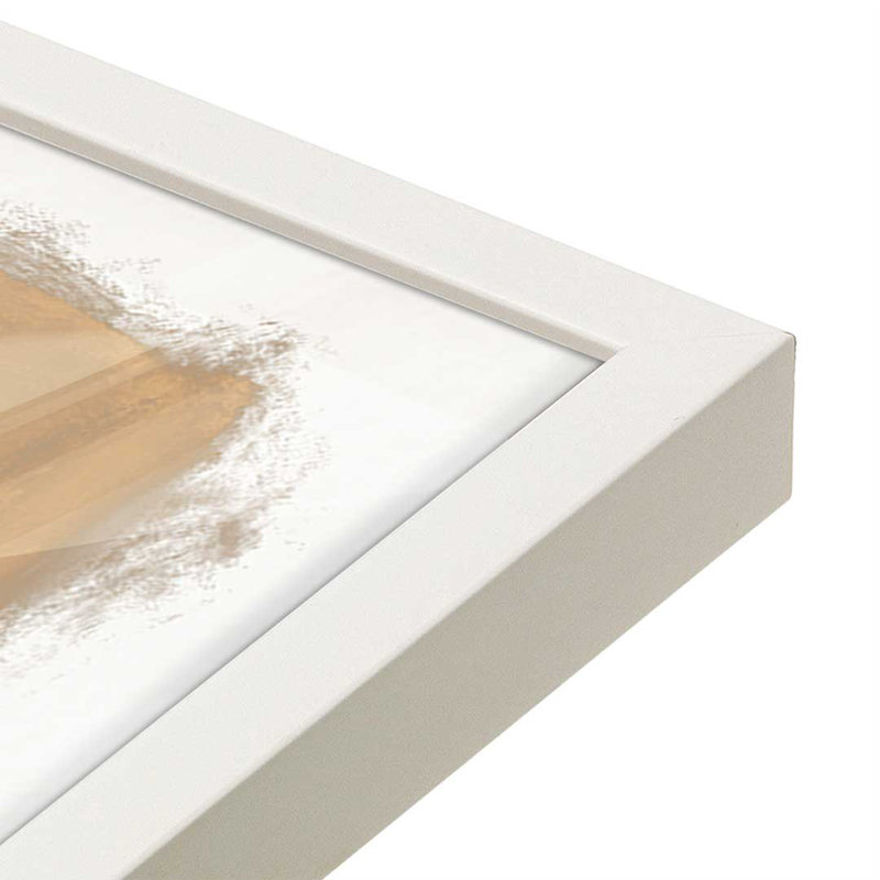 «Leaf Lines I» par Anne Tavoletti, reproduction d'art, H 36 po x l 36 po, Blanc