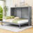 Budhan Wooden Murphy Bed Wall Bed-770498619-770498616