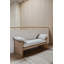 Katelyn White Oak Bench