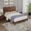 Mid-Century Modern Platform Bed Wood Slat Support With No Box Spring Needed-1627315964