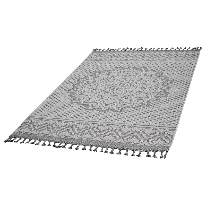 Collection Medallion Indoor/Outdoor Area Rug, Rectangle 7'9" x 10'