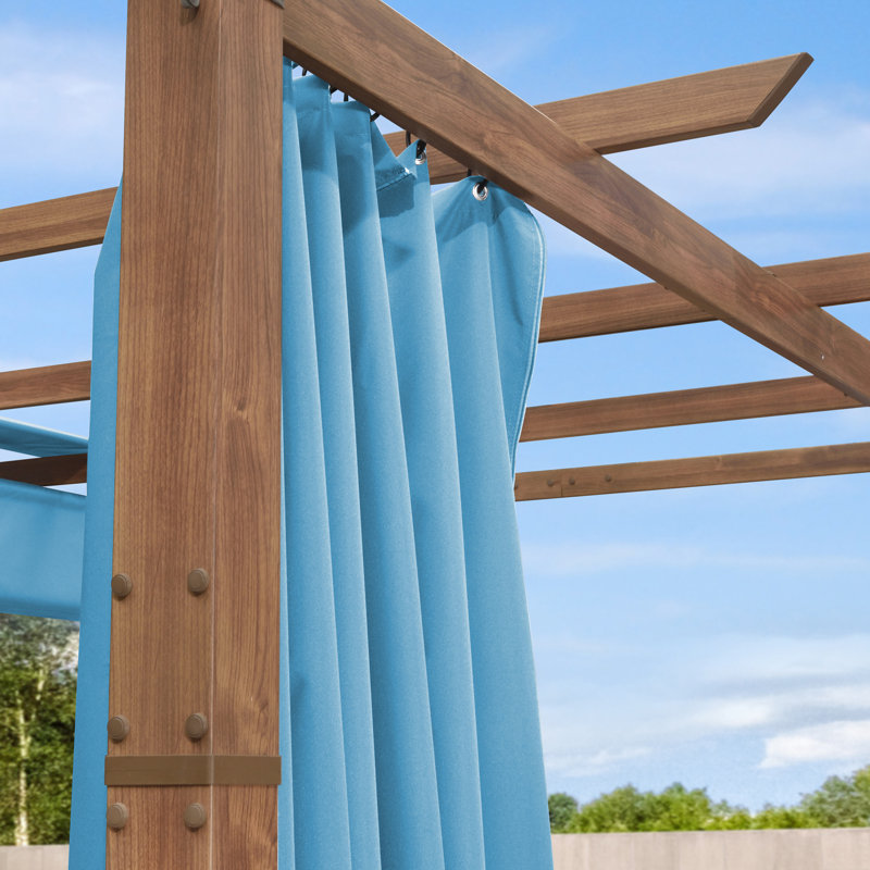 Écran de remplacement pour pergola rétractable mauve, Bleu, H 82 po x l 62 po