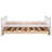 Daybed with Trundle, Functional Storage, Sleek Upholstery for Space-Saving Versatility in Any Room-1053531995