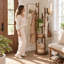 Solid Wood Freestanding 9 - Hook Coat Rack