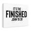 It's The Finished John 19:30 - Wrapped Canvas Print-881445752