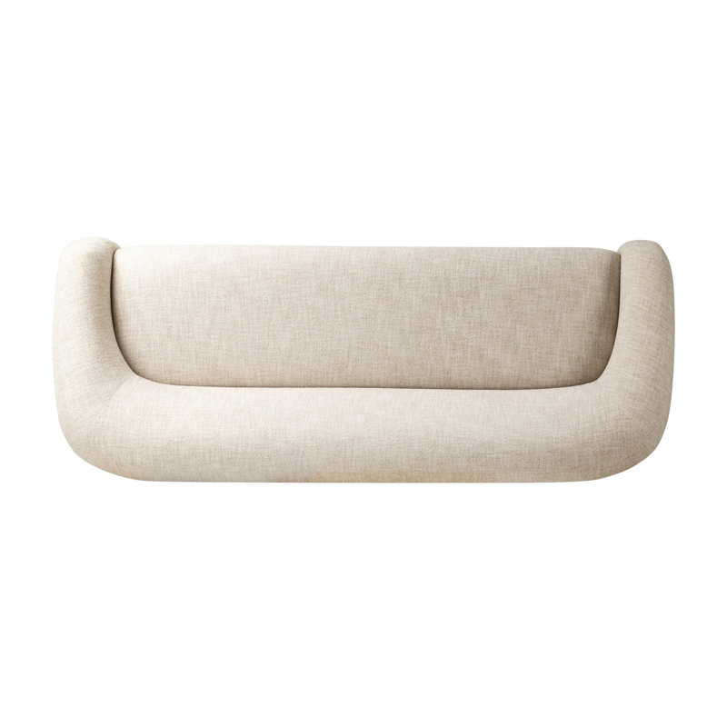 Channing Sofa, Yuma Cream 96% Polyester/4% Acrylic