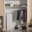 37cm W Manufactured Wood Bedside Table