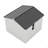 Outdoor Storage Shed, 8X8  Protective Film, Four Daylight Windows Lockable Doors,A Practical And Thoughtful Gift-123924685-123924684