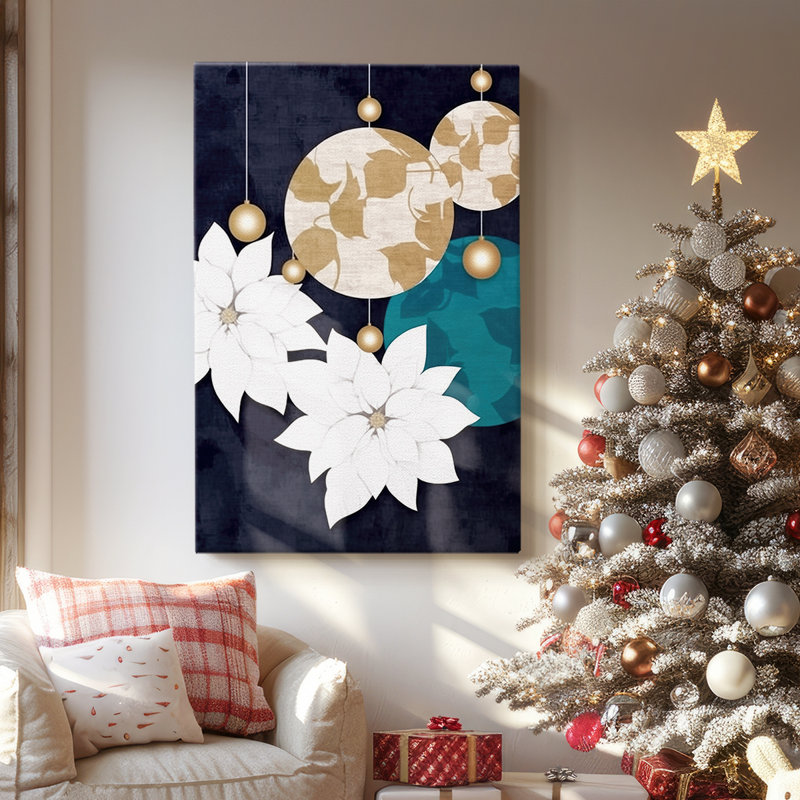 Toile tendue Soft Linen Carols, H 18 po x l 12 po