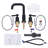 8 In. Widespread Double Handle Bathroom Faucet With Pop-Up Drain Kit Included And Supply Lines-103542398