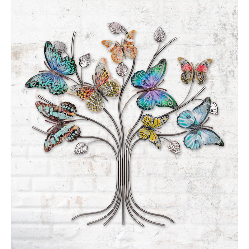 Décoration murale Lustre arbre de vie papillon