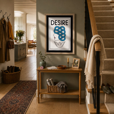 Desire Within Japandi - Framed Print
