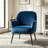 Velvet Accent Chair, Modern Upholstered Living Room Chairs-962541731