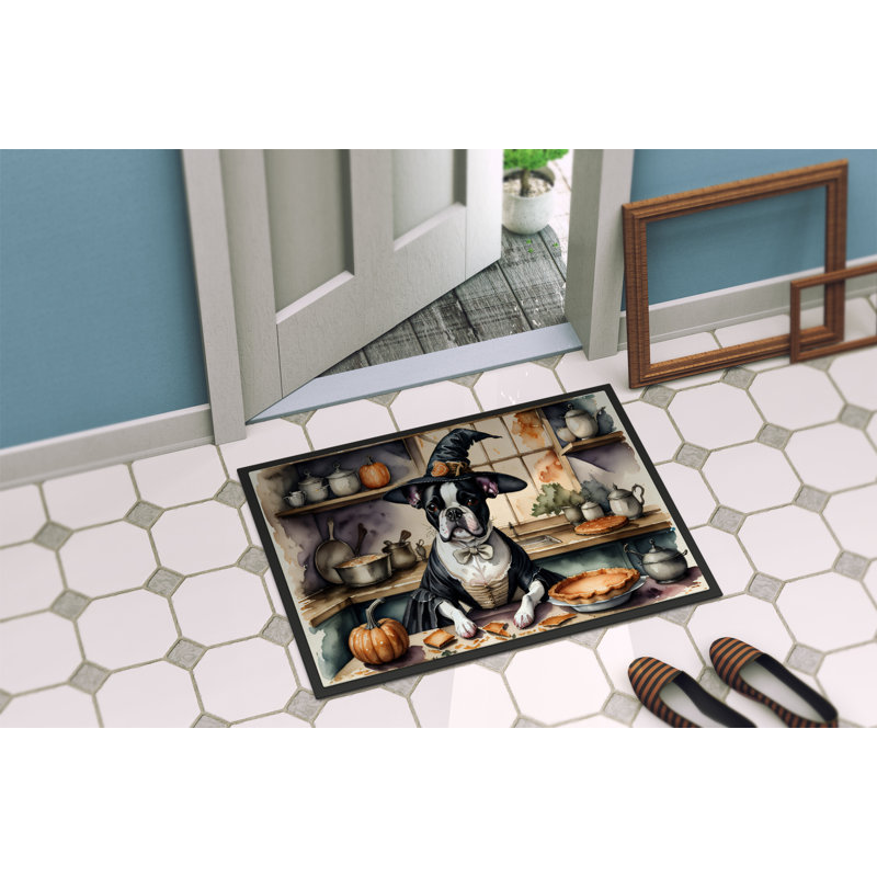 Harpster Non-Slip Halloween Doormat, 24" W x 36" L