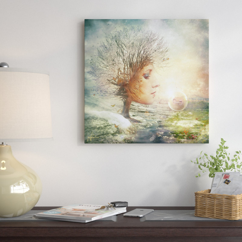 «Treasure», impression sur toile, H 26 po x l 26 po x P 1,5 po, Toile tendue, Pas de tapis