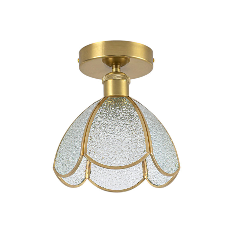 Plafonnier semi-encastré 1 lumière Tiffany