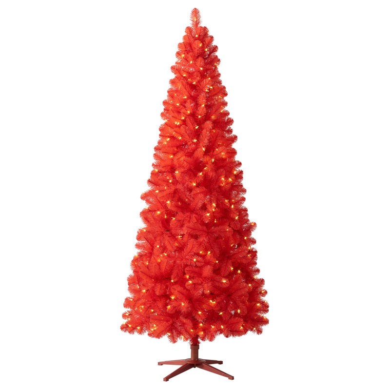 Easy Set-Up Lighted Pine Christmas Tree