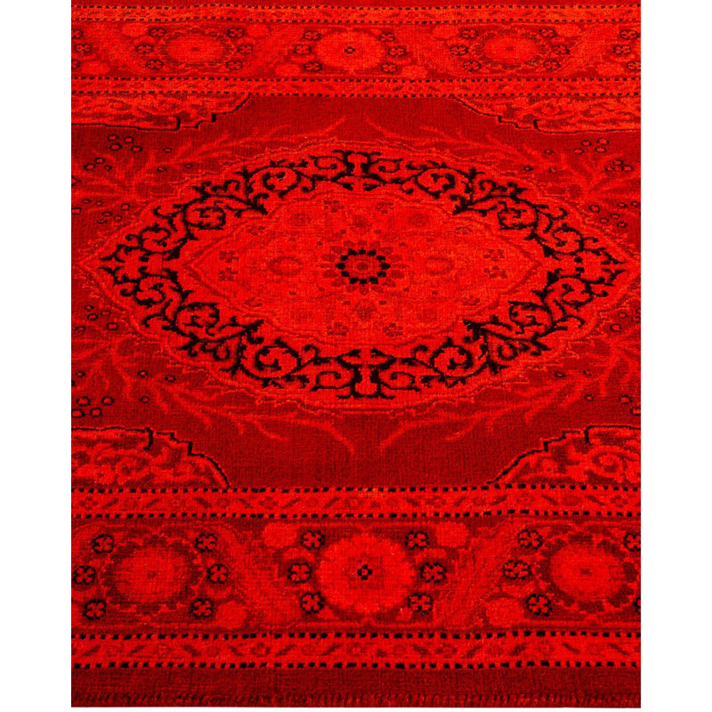 Tapis unique noué à la main Weirsky - Orange