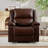 Daphnie 38.2" W Genuine Leather Power Lift Assist Recliner with Massage Heating-856596660