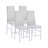 Georgieann 4 - Person Glass Top Four Leg Dining Set-601236073