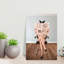 Art mural contemporain abstrait, "Cat painter"-1707536686