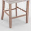 Tabourets de bar contemporains rembourrés en velours avec décoration capitonnée-394743065