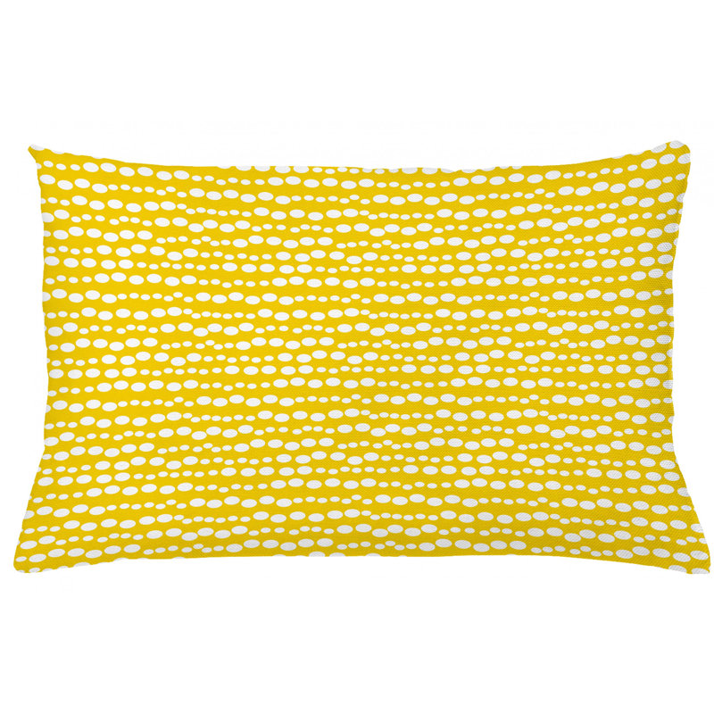 Housse de coussin lombaire intérieur/extérieur pois points, 16 po x 26 po