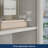 Vintage 5-Shelf Bookcase, White Finish