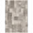 Studio Leather Hand Woven Leather With Felt Geometric Rug-579983495
