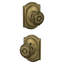Georgian Passage Knob with Camelot Trim-22334260