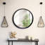 Miroir mural rond en bois pour salle de bain-464291638-464291632
