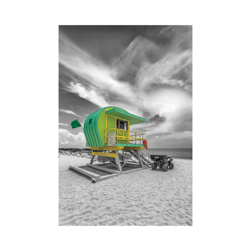 Typical Miami Beach by Melanie Viola - Wrapped Canvas Print, 66.04 cm H x 45.72 cm W x 1.91 cm D