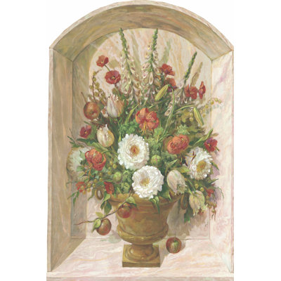 Peonies & Apples I 1 Piece Wrapped Canvas Painting