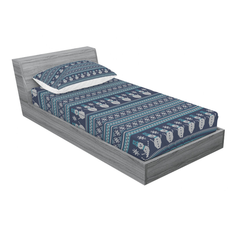 Microfiber Sheet Set, Twin Sheet Set + Fitted Sheet + 1 Pillowcase