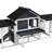 83"L Rabbit Den - Solid, , Gray Spacious & , Dark For Rabbits