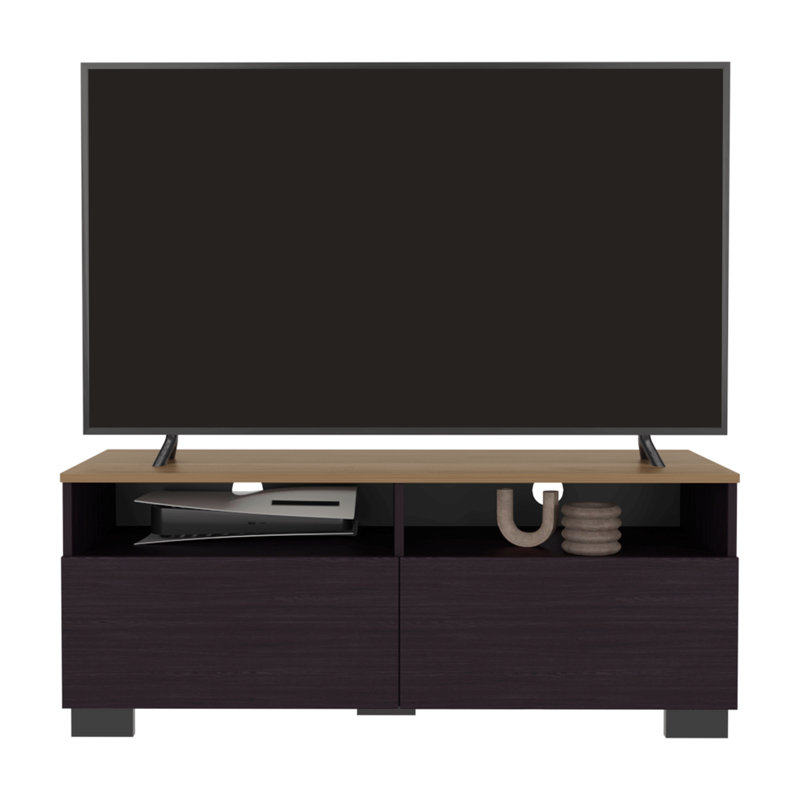 Meuble télé, 2 portes, 2 tablettes