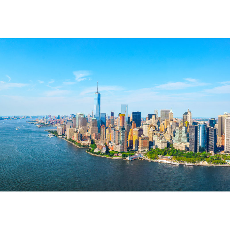 «Manhattan sur toile» par Tracerouda, photographie, H 8 po x l 12 po