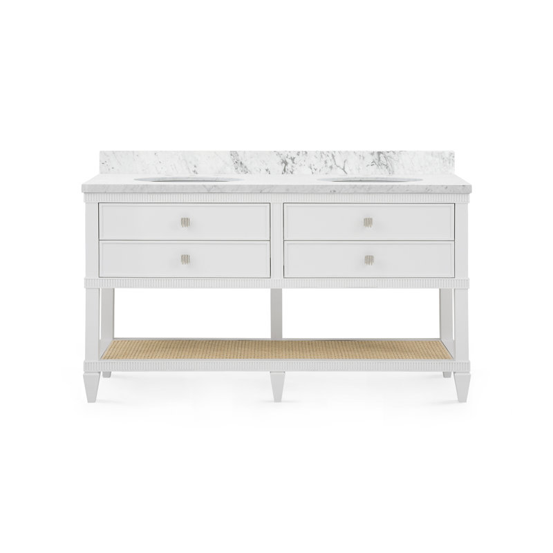 Sienna Double Vanity, Vanilla