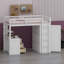 Lit mezzanine peu encombrant avec tiroirs, bureau et garde-robe-1763272719