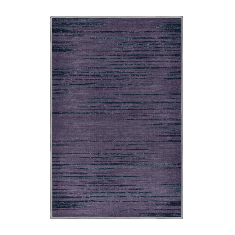 Tapis mauve lavable à la machine