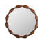 Miroir rond en bois naturel 32,28 /