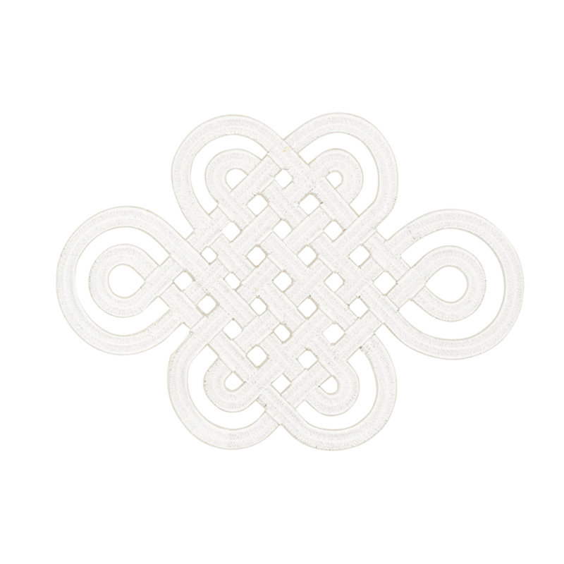 Good Luck Knot Applique, Ivory