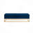 58.6" Bed Bench Metal Base With Storage Velvet-1385384226