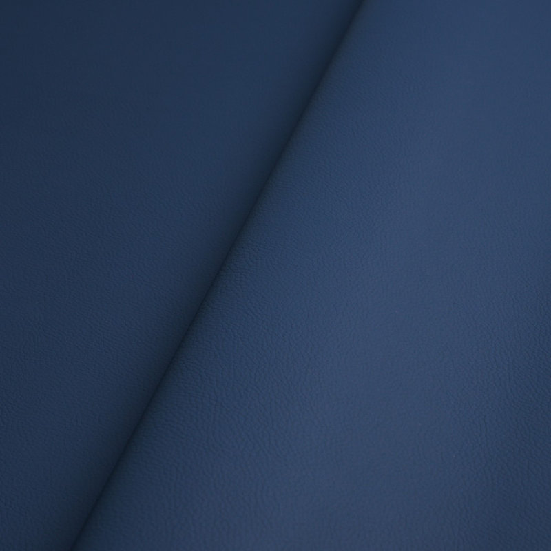 Vegan Leather Indoor/Outdoor Fabric, Denim